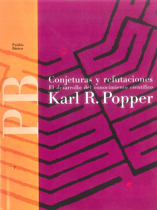 Title details for Conjeturas y refutaciones by Karl R. Popper - Wait list